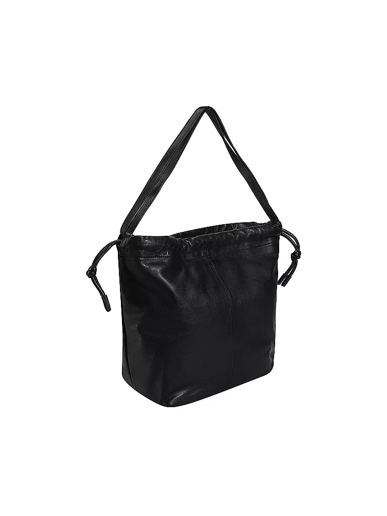 LIEBESKIND BERLIN | Ledertasche - Hobo Bag LYA Medium | schwarz