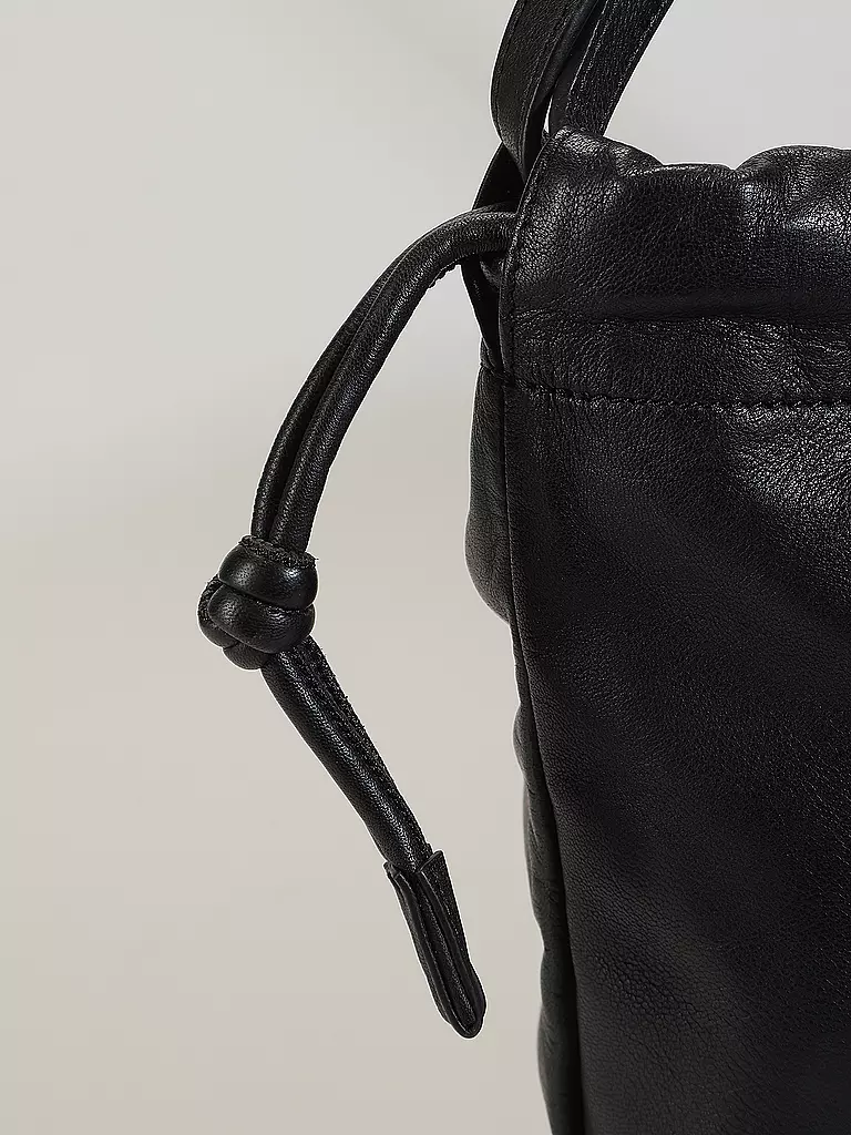 LIEBESKIND BERLIN | Ledertasche - Hobo Bag LYA Medium | schwarz