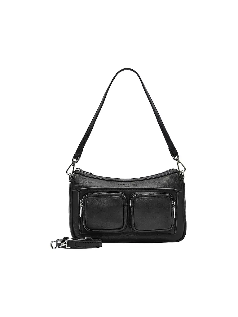 LIEBESKIND BERLIN | Ledertasche - Hobo Bag MAIA Small | schwarz