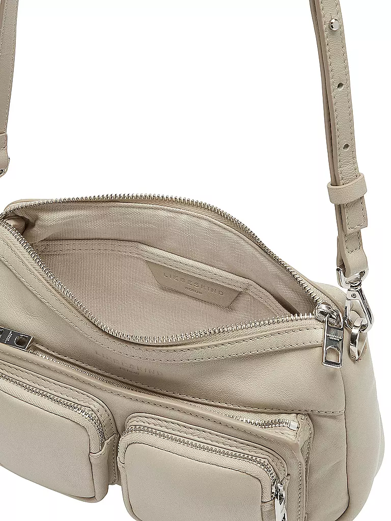 LIEBESKIND BERLIN | Ledertasche - Hobo Bag MAIA Small | creme