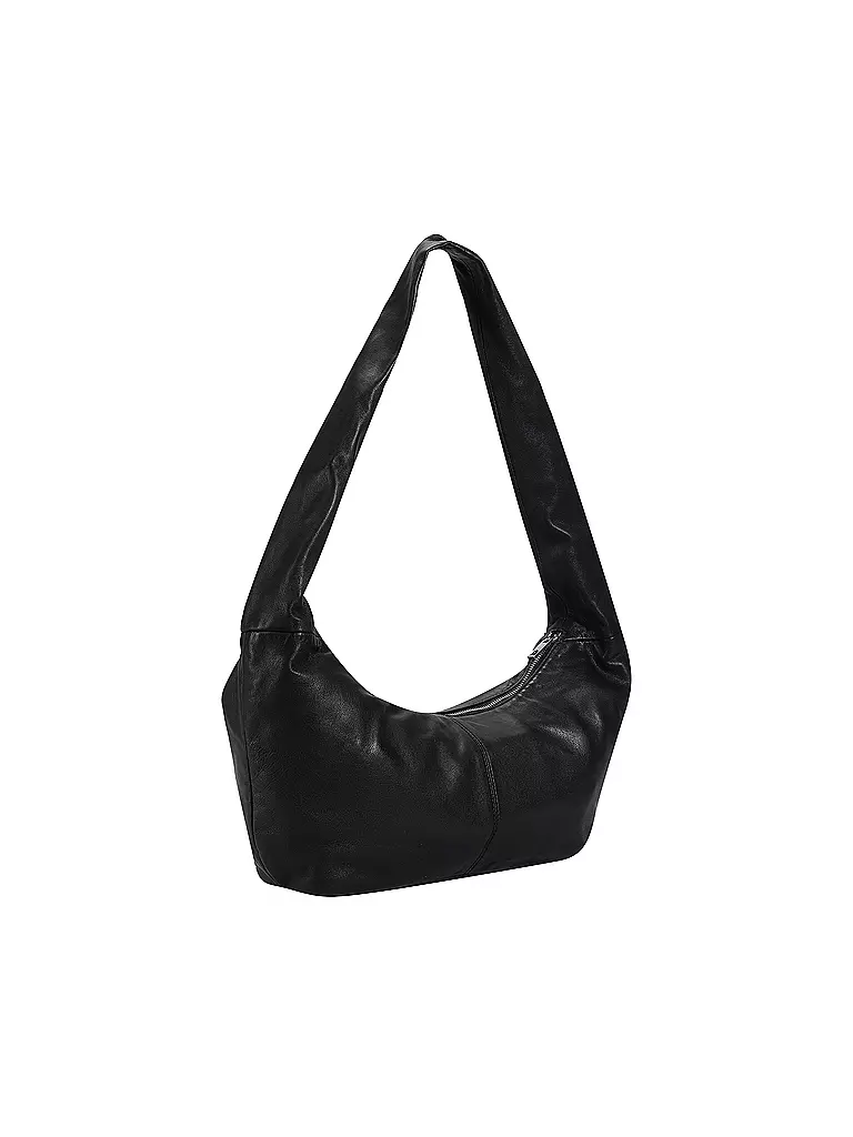 LIEBESKIND BERLIN | Ledertasche - Hobo Bag Medium | schwarz