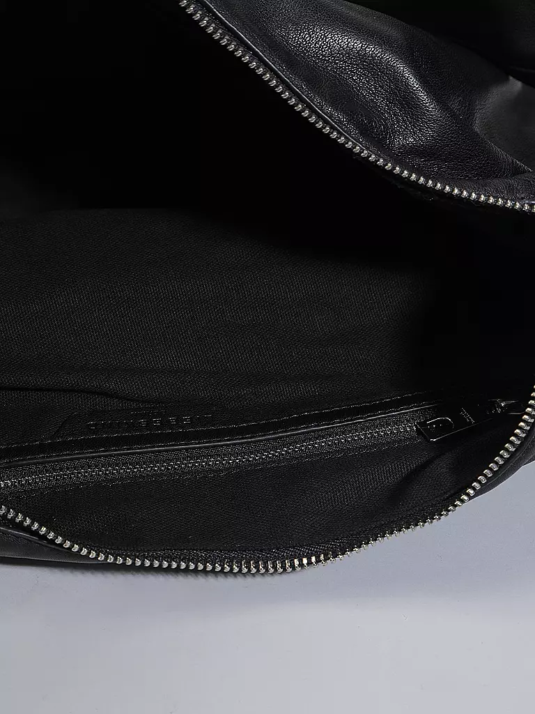 LIEBESKIND BERLIN | Ledertasche - Hobo Bag Medium | schwarz