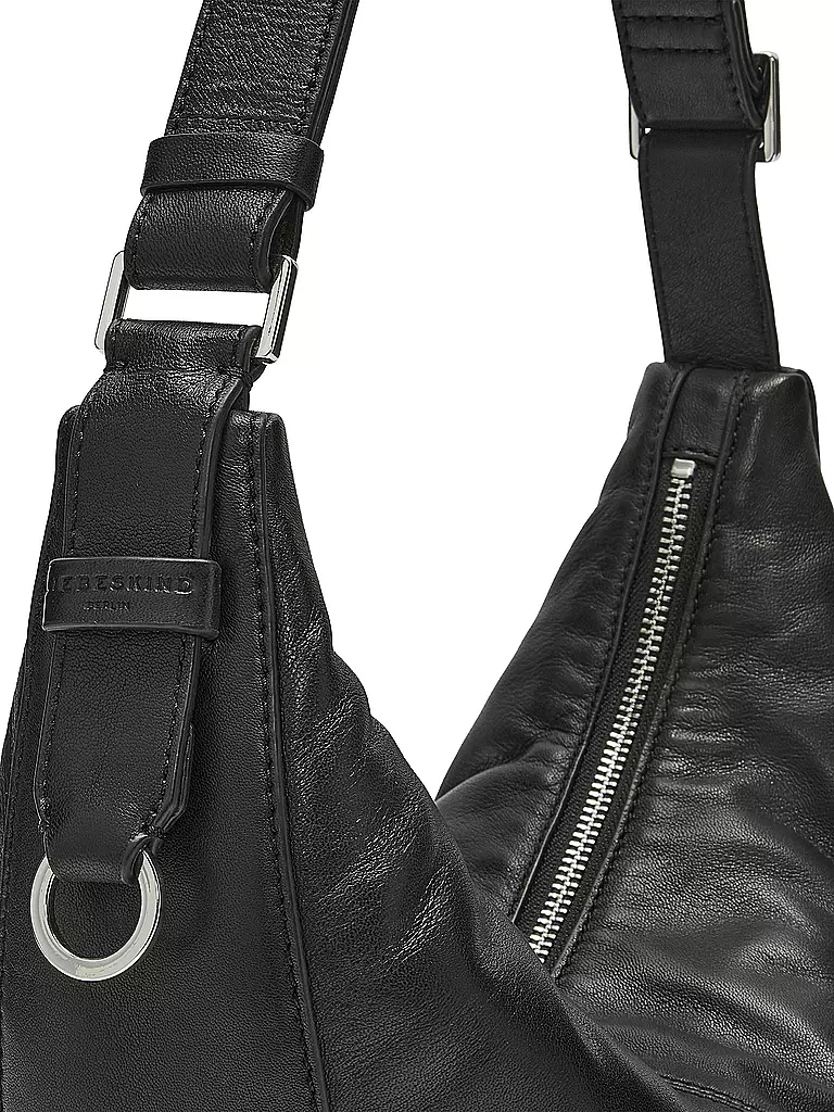 LIEBESKIND BERLIN | Ledertasche - Hobo Bag MOON Small | beige