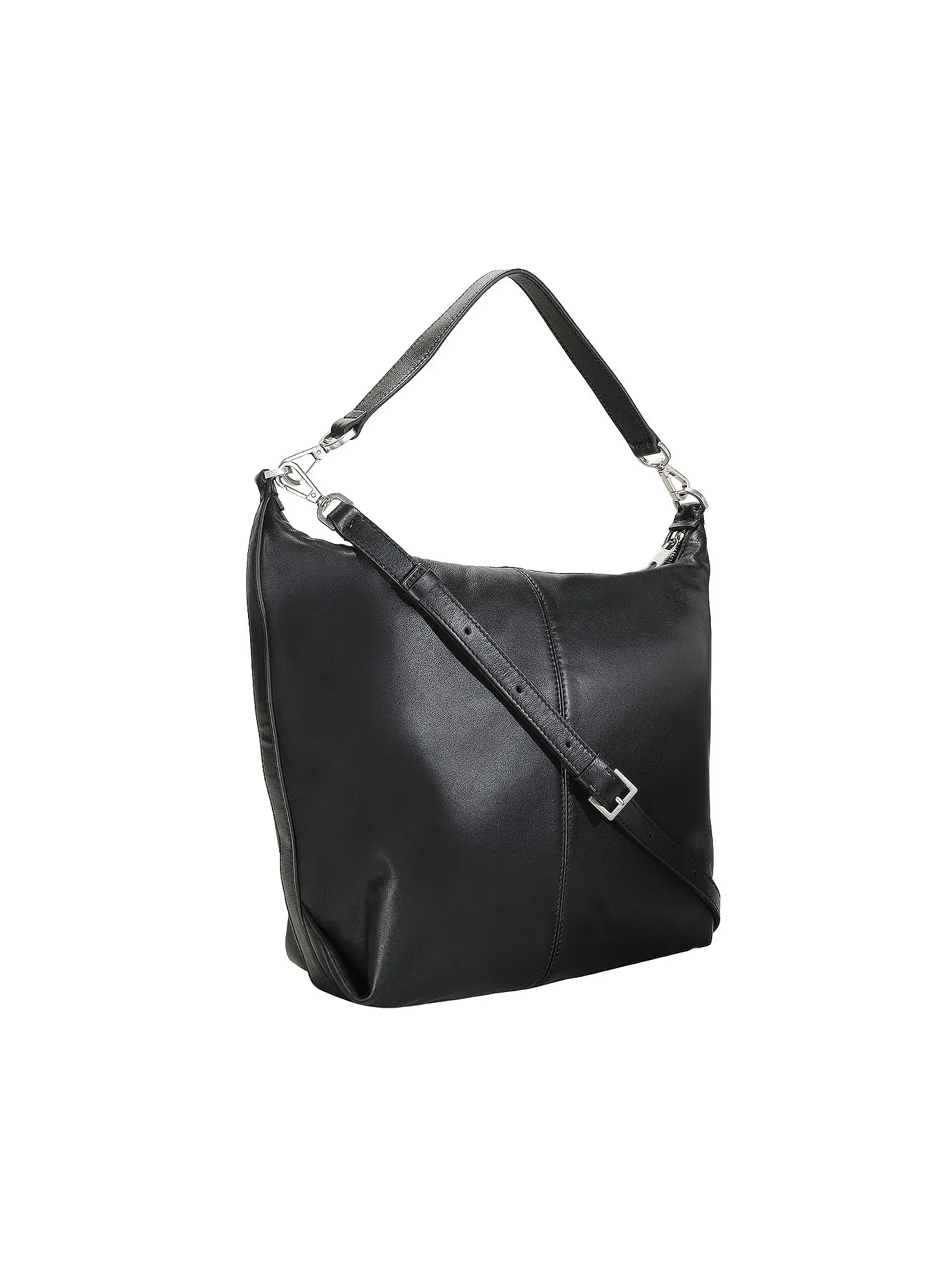 LIEBESKIND BERLIN | Ledertasche - Hobo Bag PARIS Medium | schwarz