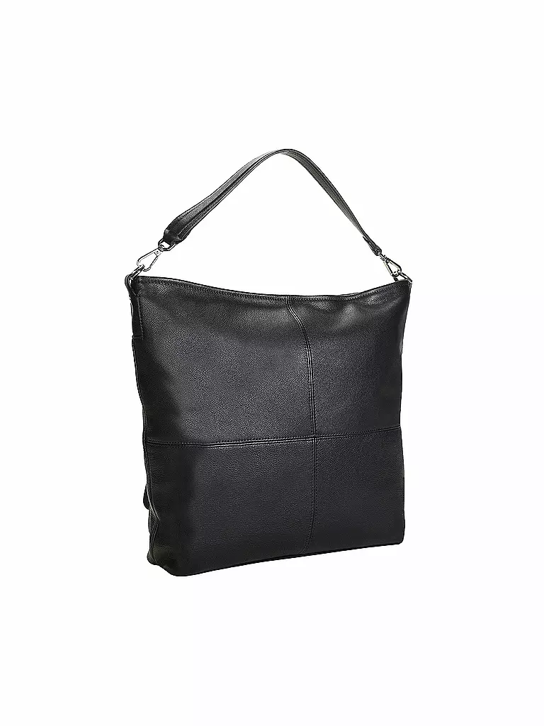 LIEBESKIND BERLIN | Ledertasche - Hobo Bag | schwarz