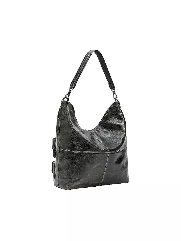 LIEBESKIND BERLIN | Ledertasche - Hobo Medium | schwarz