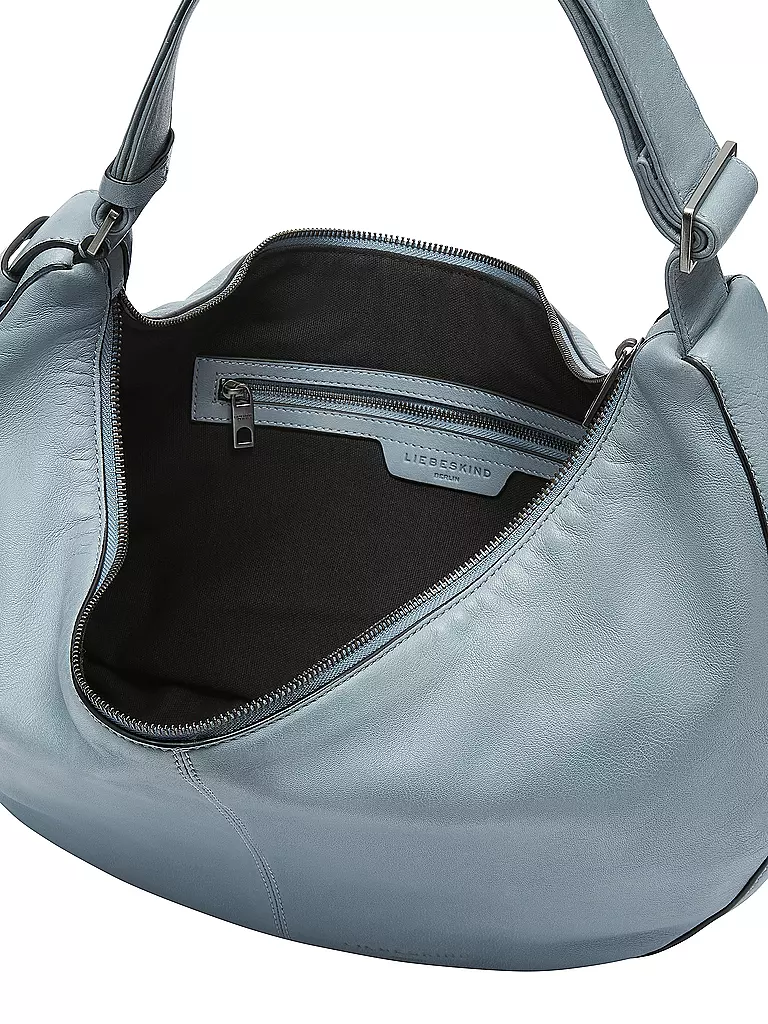 LIEBESKIND BERLIN | Ledertasche - Hobo MOON Medium | hellblau