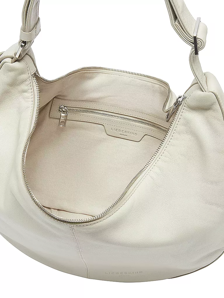 LIEBESKIND BERLIN | Ledertasche - Hobo MOON Medium | schwarz