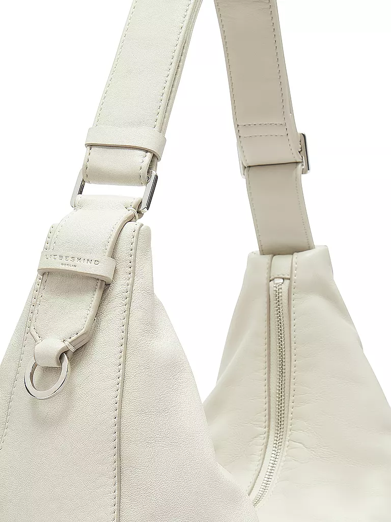 LIEBESKIND BERLIN | Ledertasche - Hobo MOON Medium | schwarz
