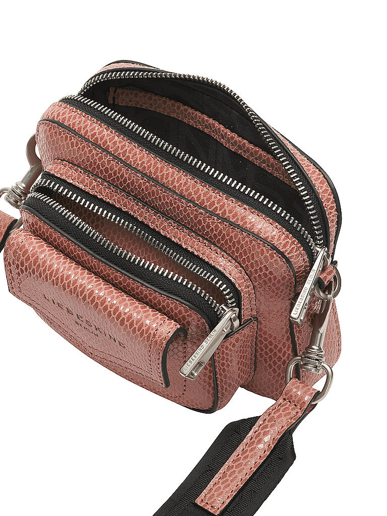 LIEBESKIND BERLIN | Ledertasche - Mini Bag Katie Snake XS | rosa