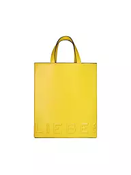 LIEBESKIND BERLIN | Ledertasche - Paper Bag Medium | gelb