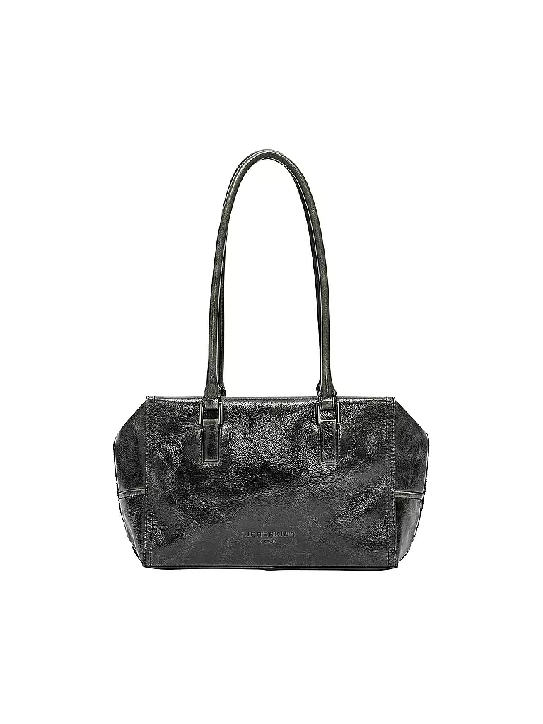 LIEBESKIND BERLIN | Ledertasche - Schultertasche LACK Small | schwarz