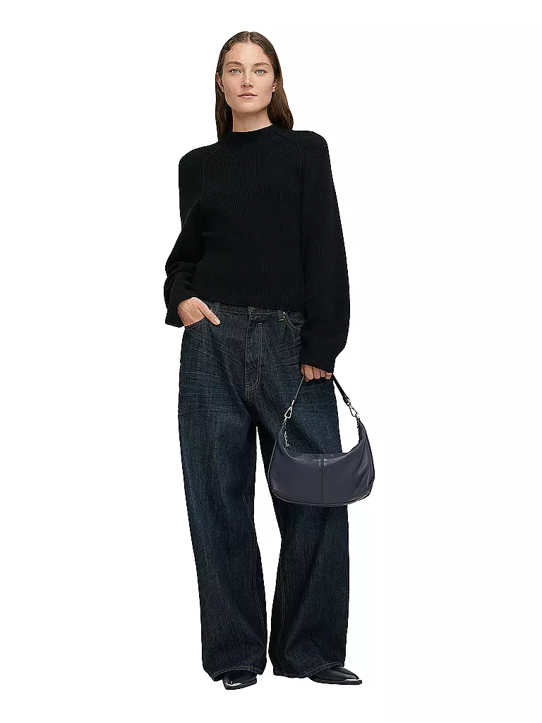 LIEBESKIND BERLIN | Ledertasche - Schultertasche PARIS Small | blau