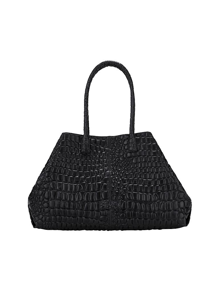 LIEBESKIND BERLIN | Ledertasche - Shopper "Malibu Chelsea Shopper L" | schwarz