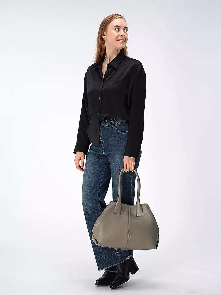 LIEBESKIND BERLIN | Ledertasche - Shopper CHELSEA Medium | grau