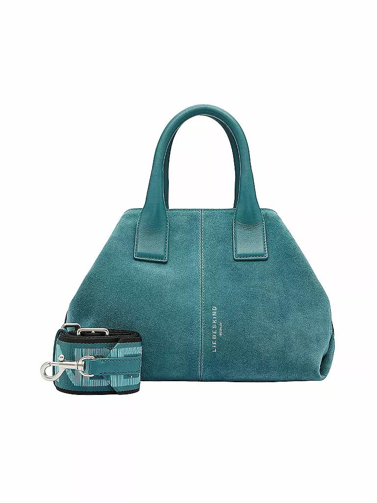 LIEBESKIND BERLIN | Ledertasche - Shopper CHELSEA Small | petrol