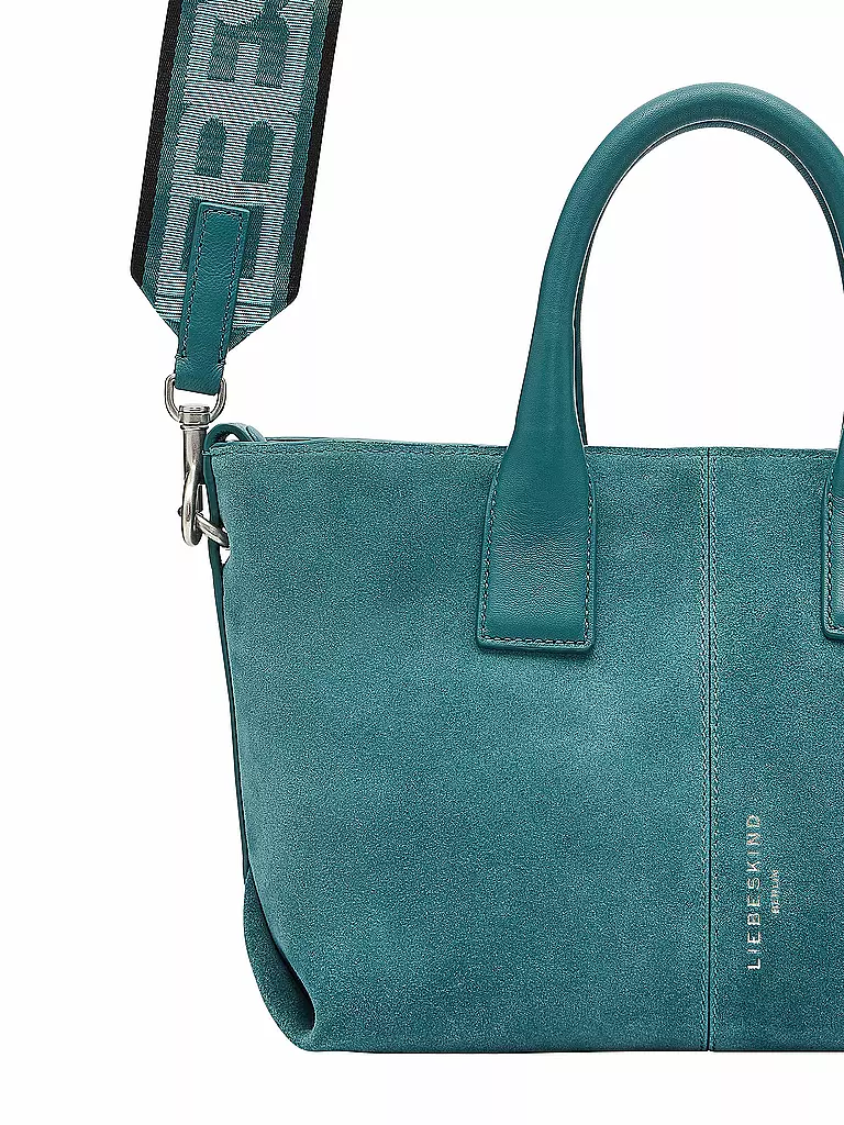 LIEBESKIND BERLIN | Ledertasche - Shopper CHELSEA Small | petrol