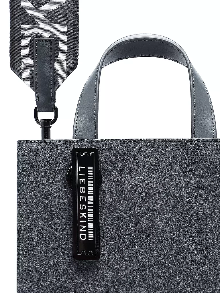 LIEBESKIND BERLIN | Ledertasche - Shopper PAPER BAG TOTE Small | schwarz
