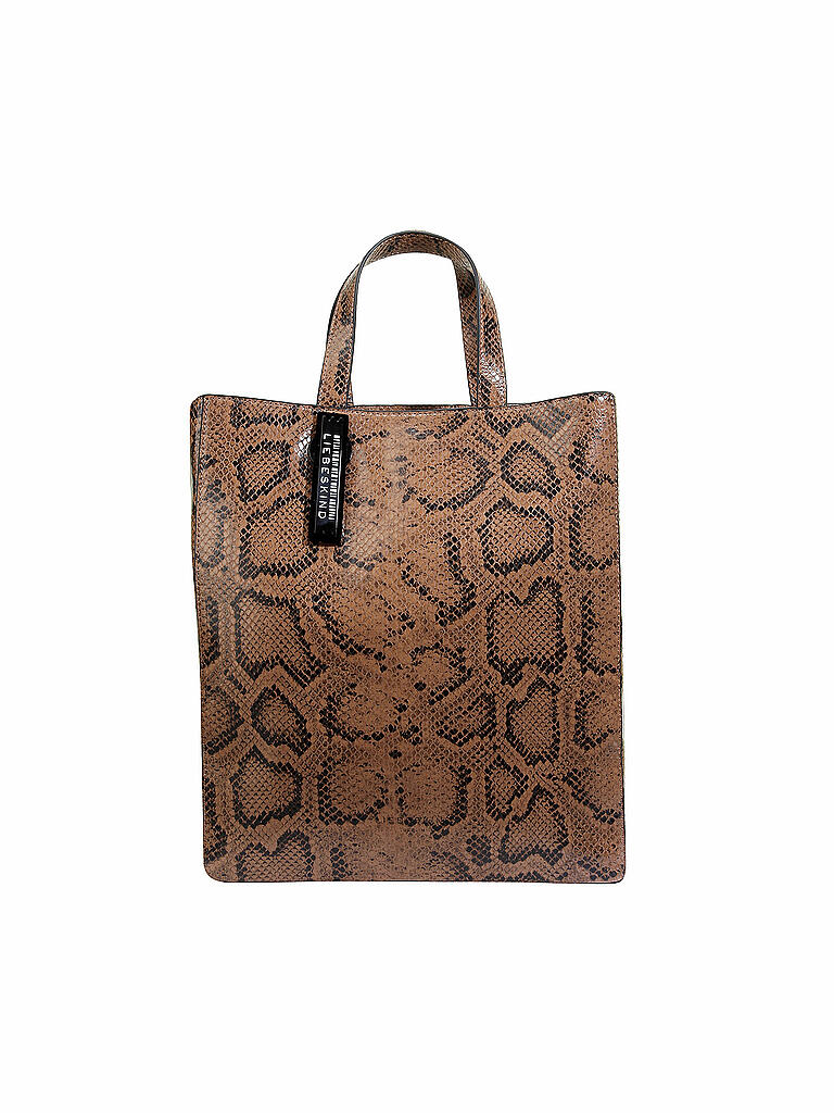 Liebeskind Dames Paperbag S OOS Tote, off-white, S (HxBxT 25cm x 20.5cm x 11.5cm