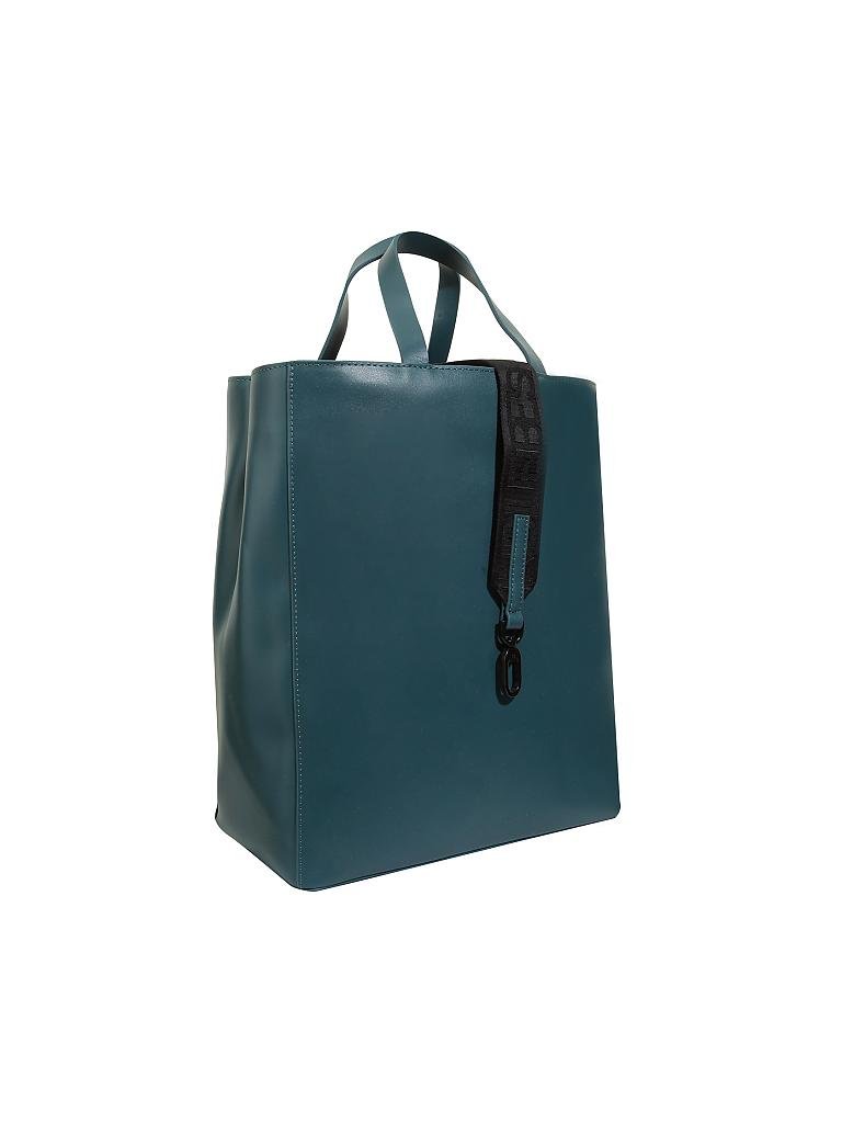 LIEBESKIND BERLIN | Ledertasche - Tote Bag PAPER BAG M | petrol