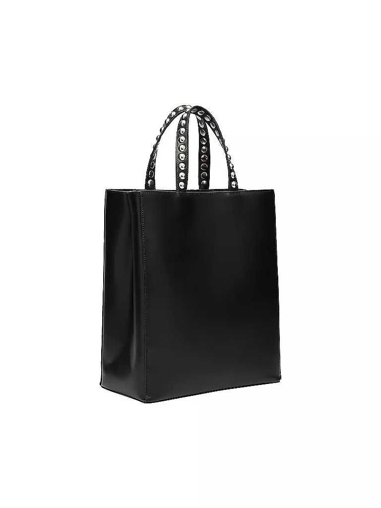 LIEBESKIND BERLIN | Ledertasche - Tote Bag PAPERBAG Medium | schwarz