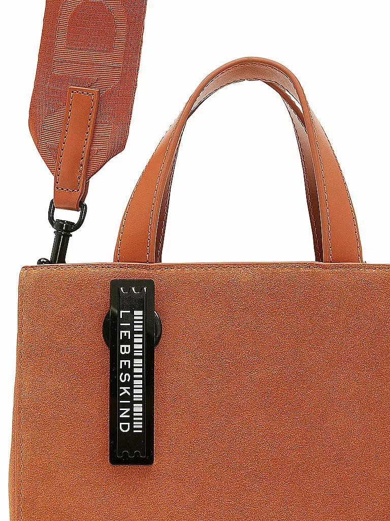 LIEBESKIND Borsa Tote XS In Pelle, Modello Paperbag Naplack, Extra Piccola, Donna, Marrone