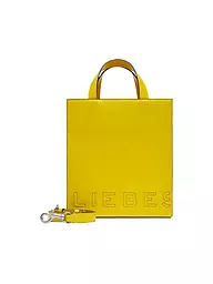 LIEBESKIND BERLIN | Ledertasche - Tote Bag Small | gelb