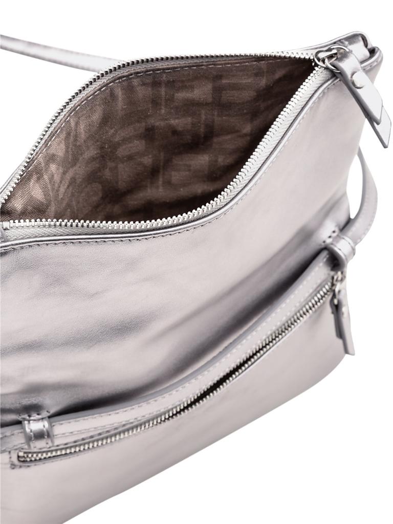 LIEBESKIND BERLIN | Ledertasche - Umhängetasche "Aloe S" | silber