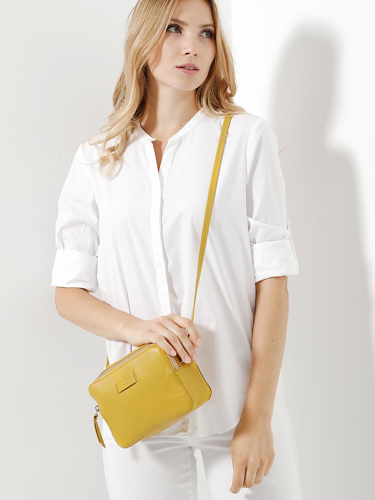 LIEBESKIND BERLIN | Ledertasche - Umhängetasche "Essential" | gelb