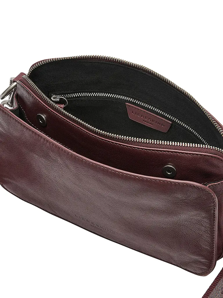 LIEBESKIND BERLIN | Ledertasche - Umhängetasche CLARICE Medium | Dunkelrot