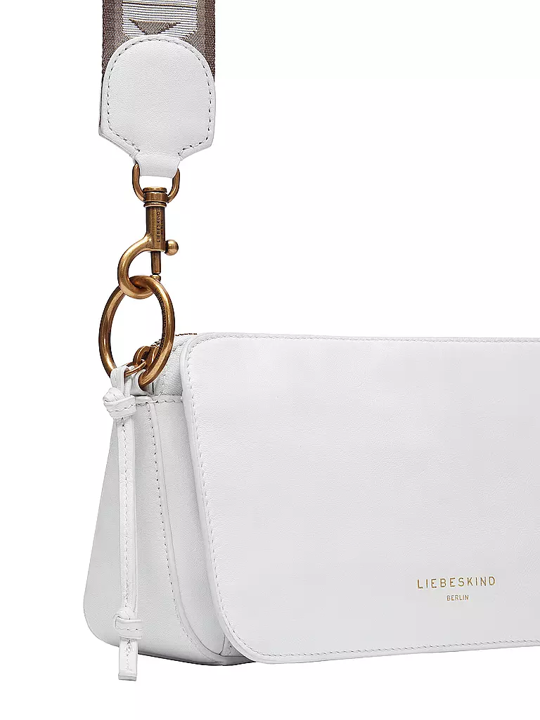 LIEBESKIND BERLIN | Ledertasche - Umhängetasche CLARICE Medium | weiss