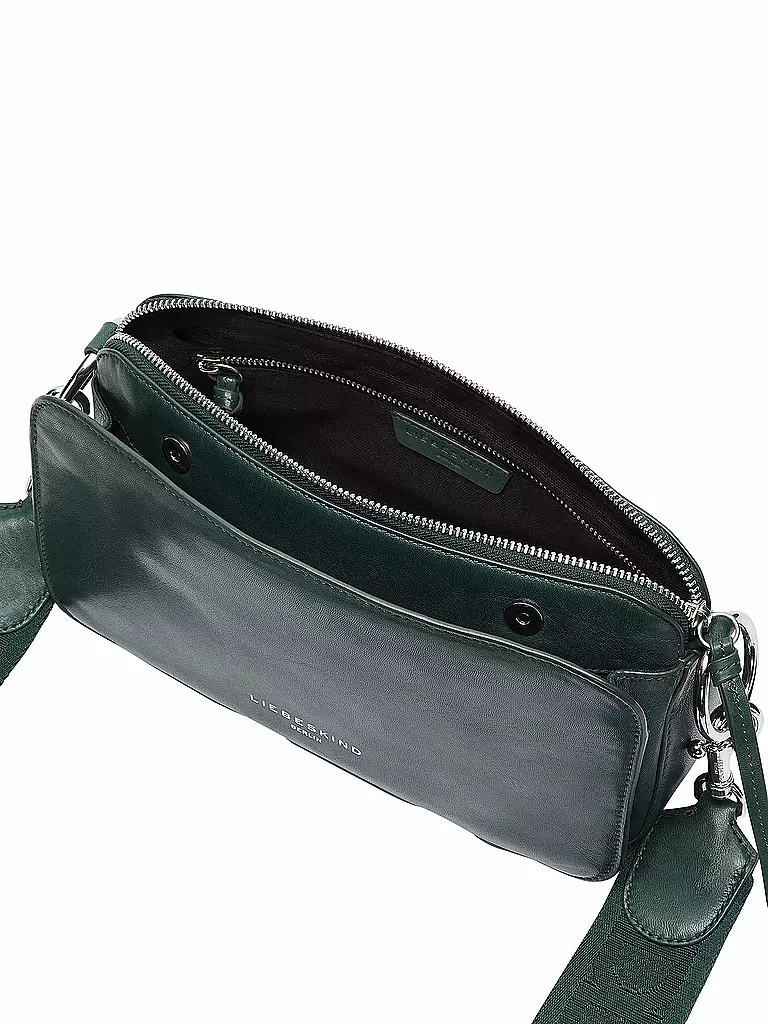 LIEBESKIND BERLIN | Ledertasche - Umhängetasche CLARIE Medium | dunkelgrün