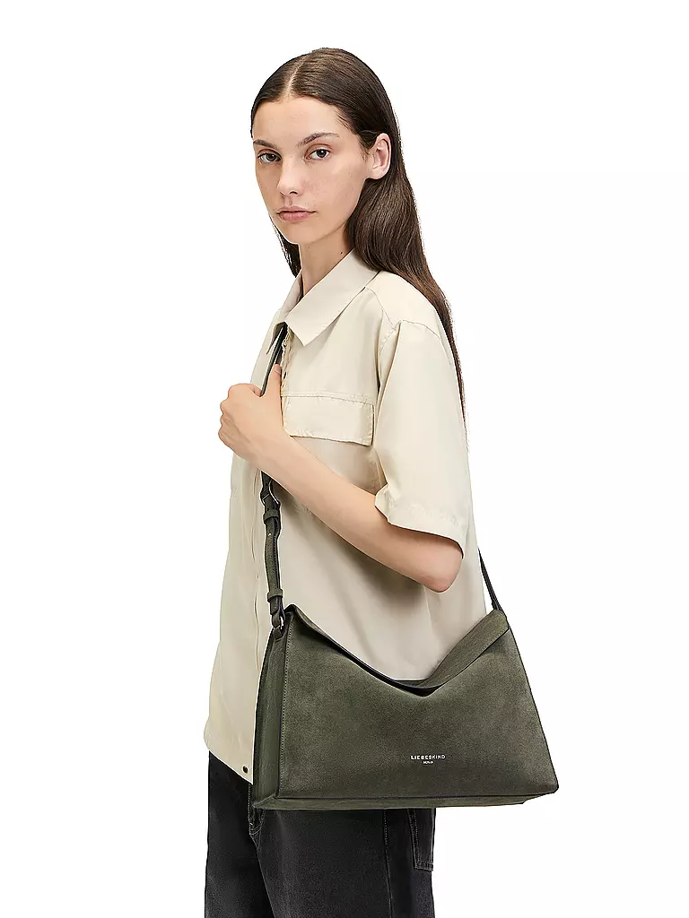 LIEBESKIND BERLIN | Ledertasche - Umhängetasche LORA Medium | grün