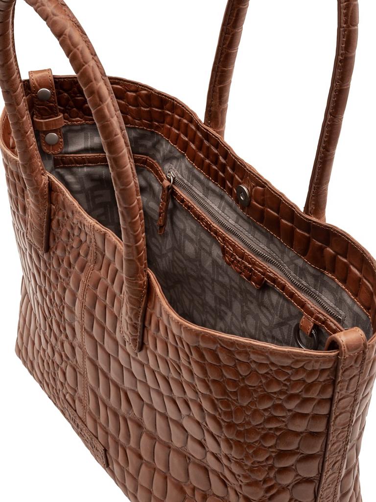 LIEBESKIND BERLIN | Ledertasche -Shopper "Malibu L.A. Shopper M" | braun