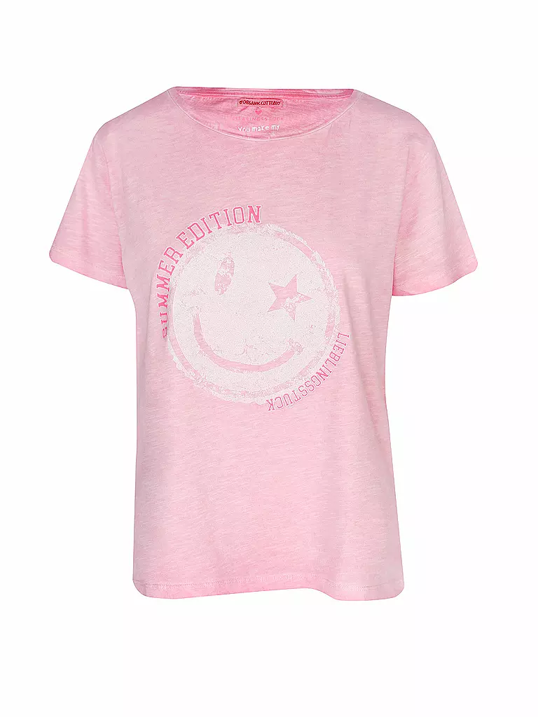 LIEBLINGSSTÜCK | T Shirt Smiley | pink