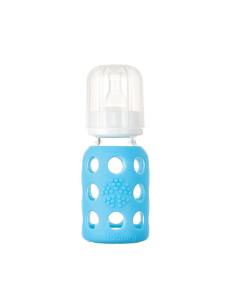 LIFEFACTORY Babyflasche aus Glas 120ml