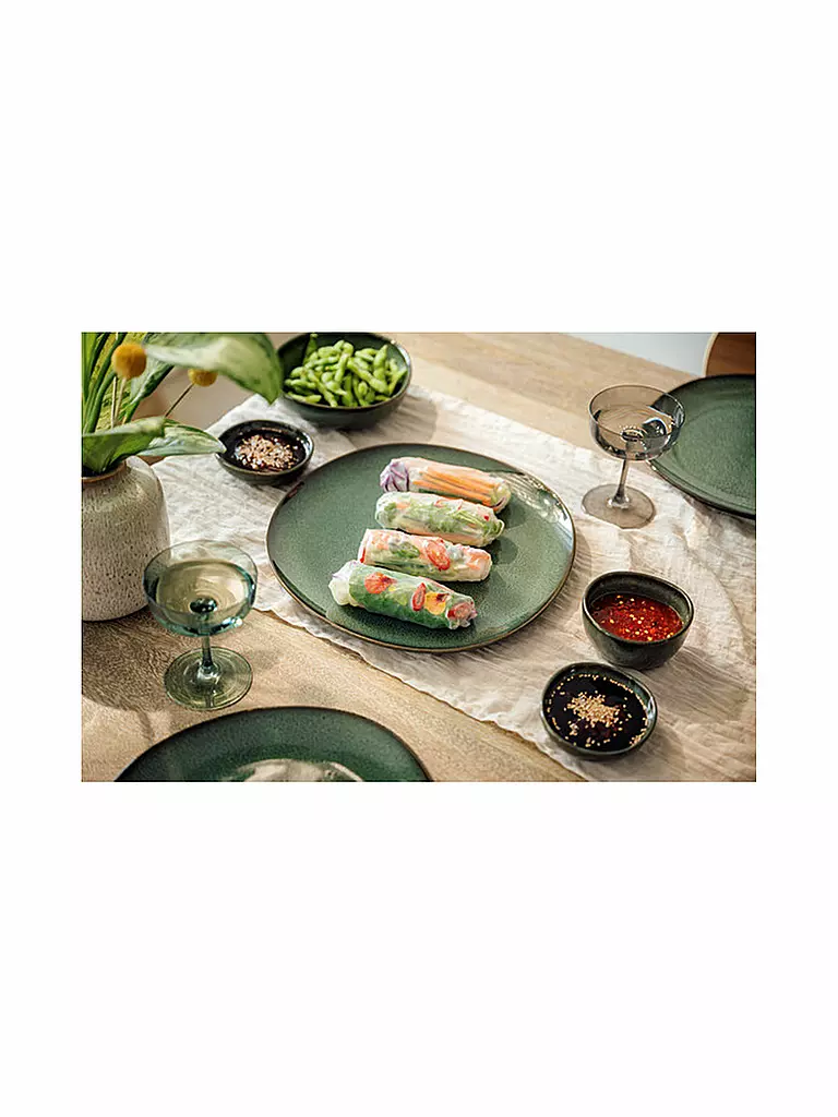 LIKE BY VILLEROY & BOCH | Servierplatte LAVE VERT 32cm | grau