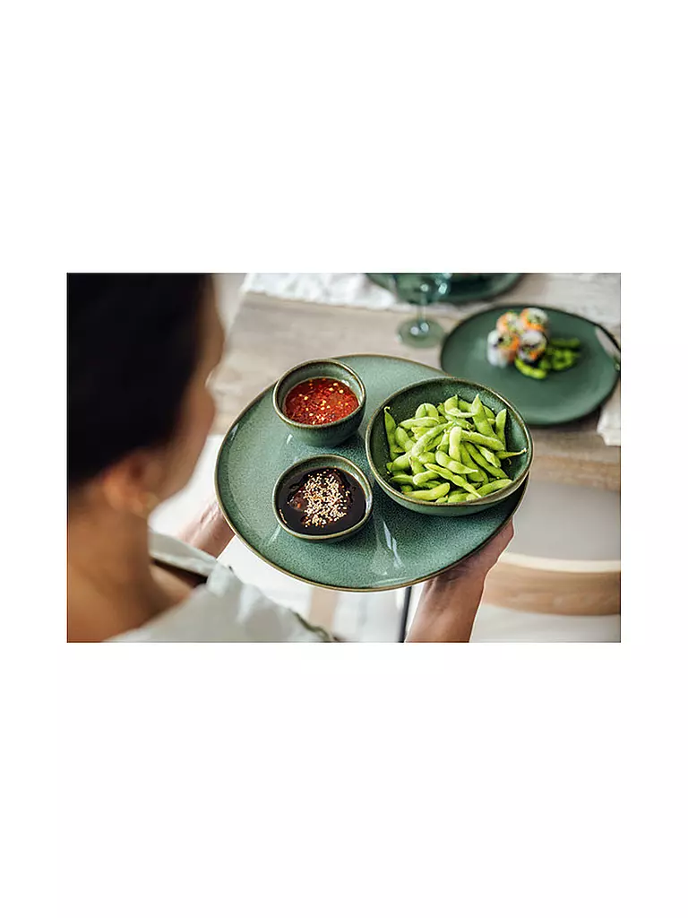 LIKE BY VILLEROY & BOCH | Dipschale LAVE VERT 10cm | dunkelgrün