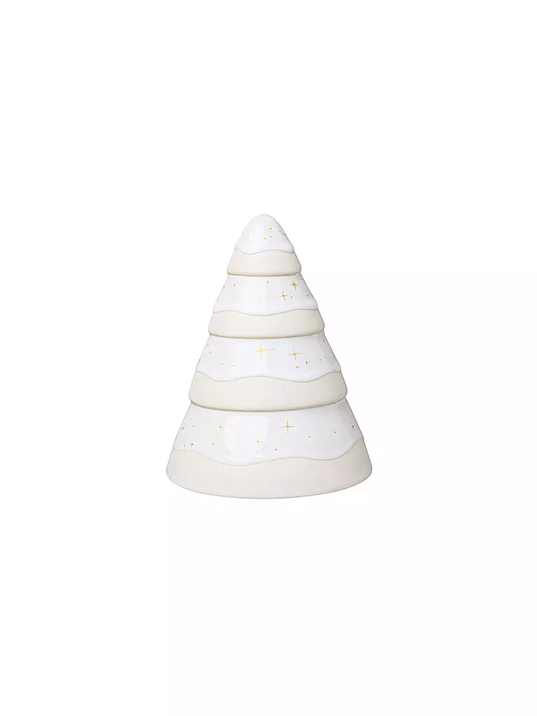 LIKE BY VILLEROY &amp; BOCH Porzellan Baum WINTER GLOW 11x11x14cm IY8463
