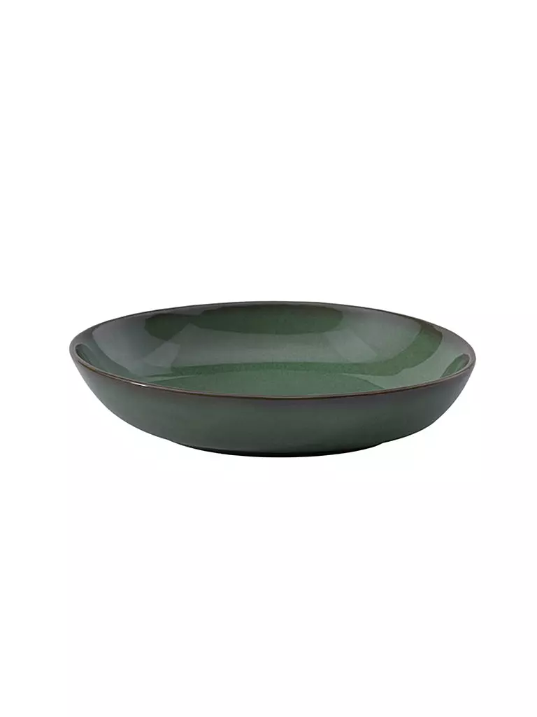LIKE BY VILLEROY & BOCH | Schale flach LAVE VERT 21cm | dunkelgrün