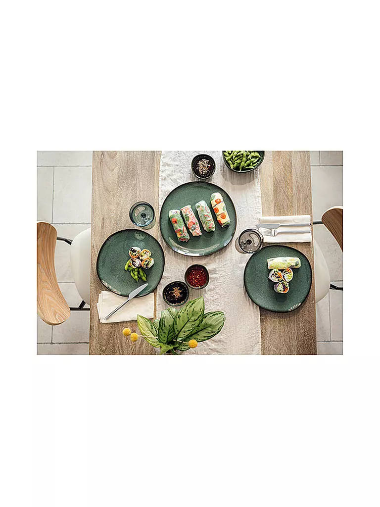 LIKE BY VILLEROY & BOCH | Speiseteller LAVE VERT 28cm | dunkelgrün