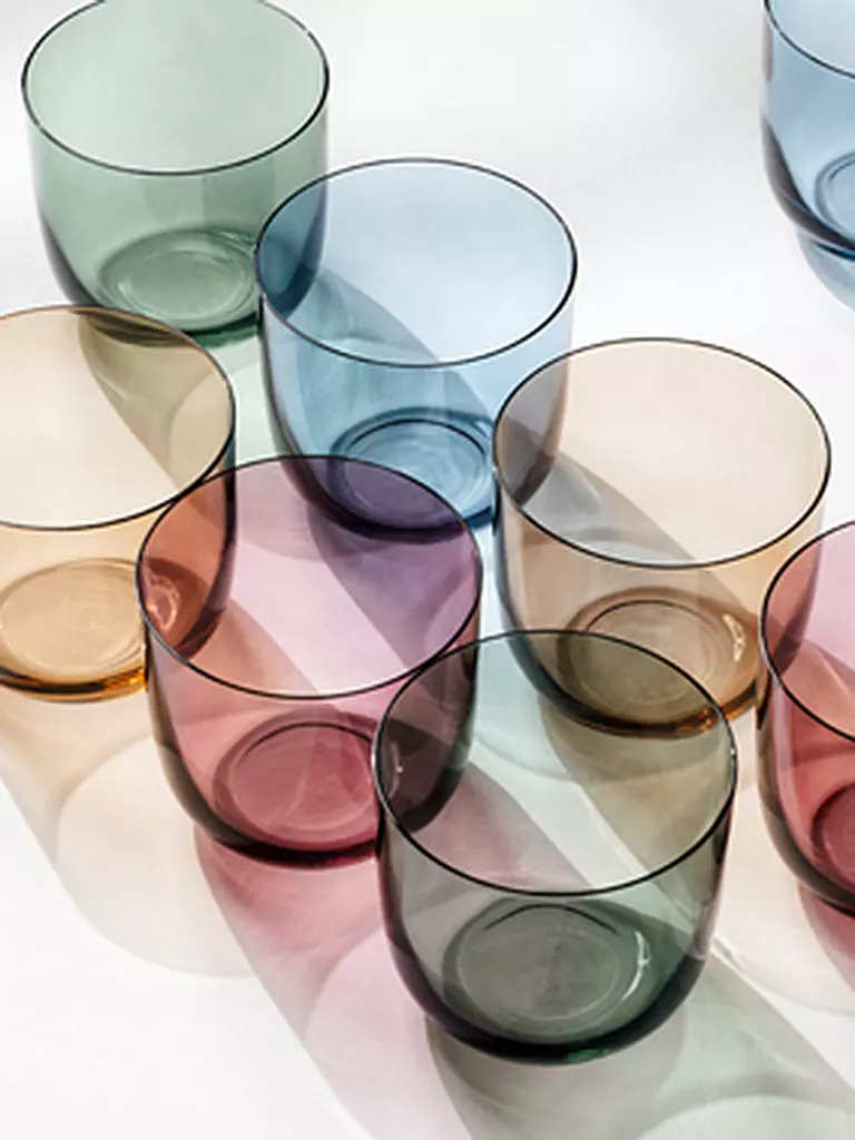 Verres à Eau Villeroy & Boch Like Sage - Ensemble De 2 - Vert Transparent - Contenance 280 Ml - Lavage Main