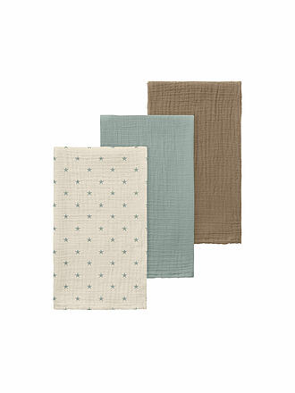 LIL ATELIER | Baby Stoffwindel - Multuch NBNFERGIE 3er Pkg. turtledove / pigeon / sepia