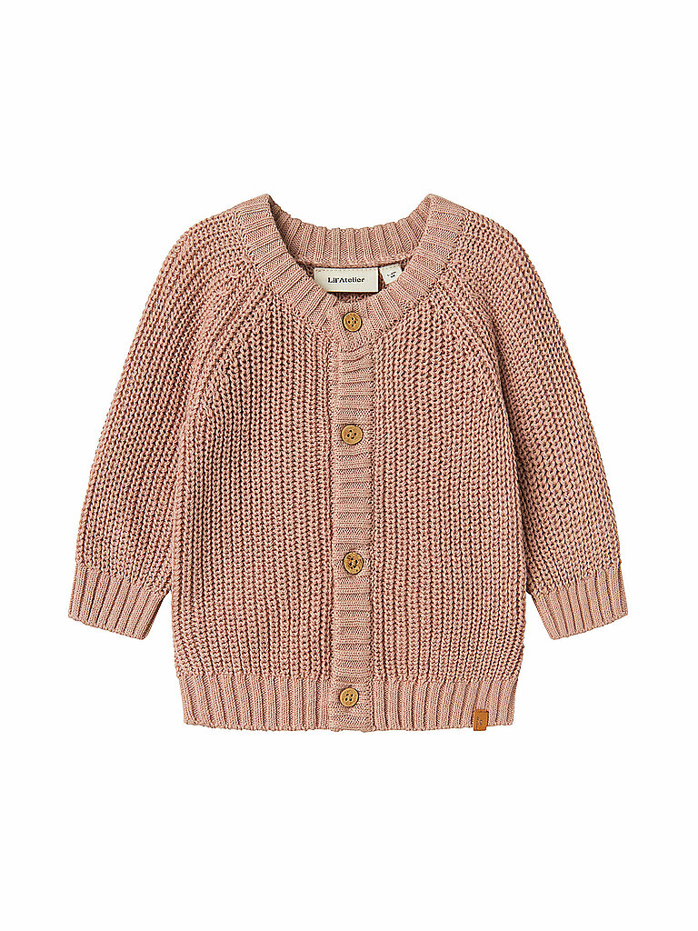 LIL ATELIER Baby Strickjacke NBNEMLEN pink | 68