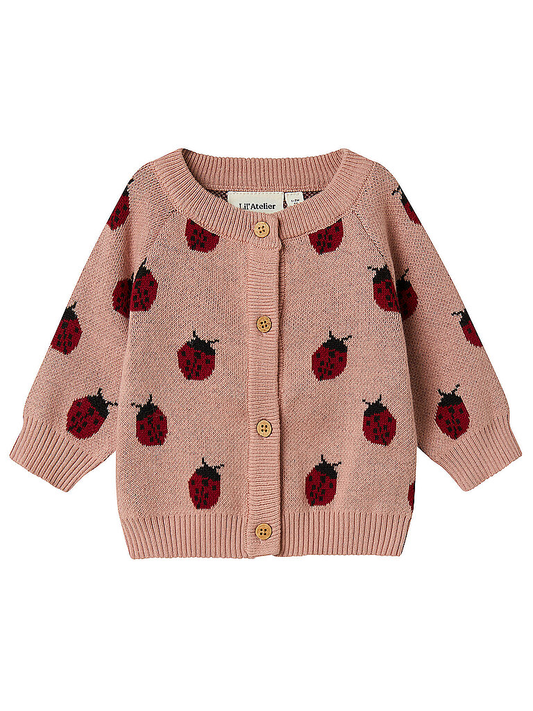 LIL ATELIER Baby Strickjacke rosa | 80