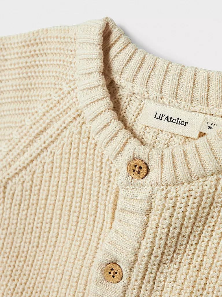LIL ATELIER | Baby Strickjacke NBNEMLEN | olive