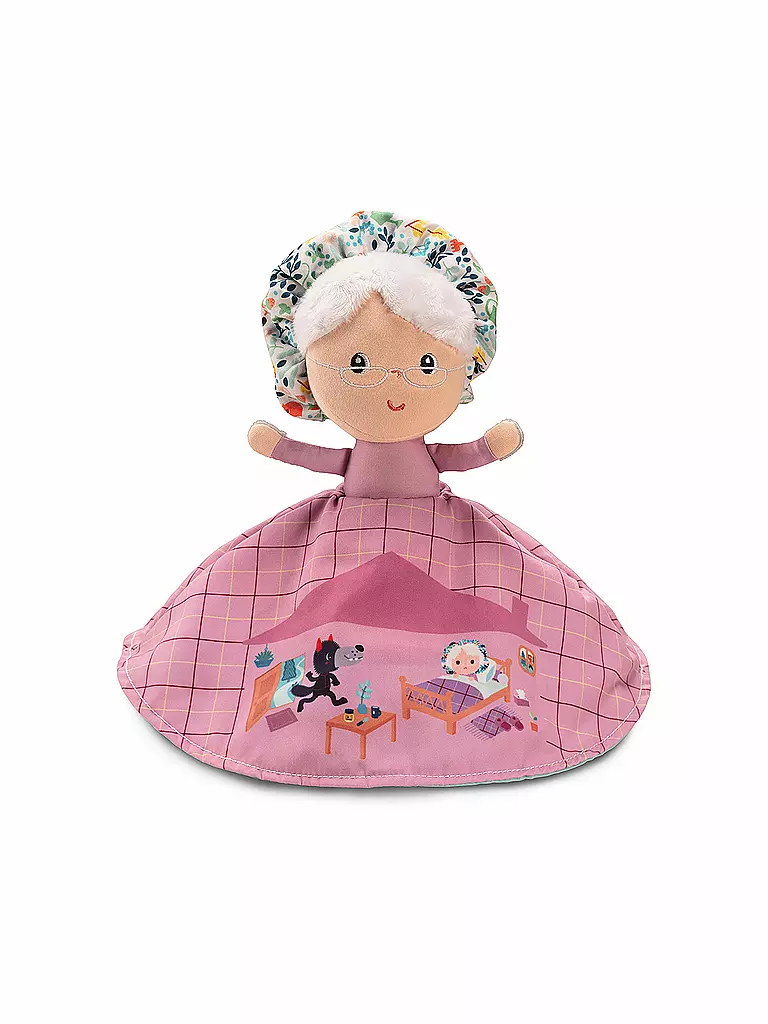 Wieviel Figuren Gibt Es Bei Rotkäppchen LILLIPUTIENS Rotkäppchen Wendbare Erzählpuppe rot
