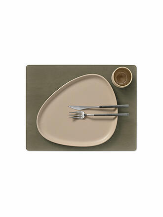 LIND DNA | Tischset 35x45cm CORDUROY ECKIG Army Green 