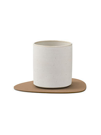 LIND DNA |  Glasuntersetzer 11x13cm CORDUROY OVAL Nougat