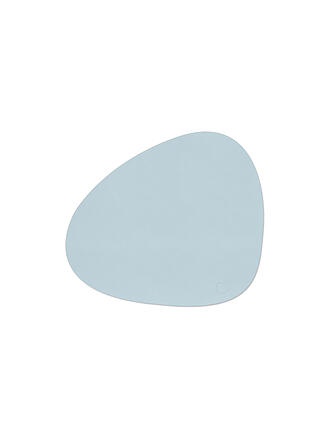 LIND DNA | Leder-Platzset 37x44cm NUPO oval Soft Sky